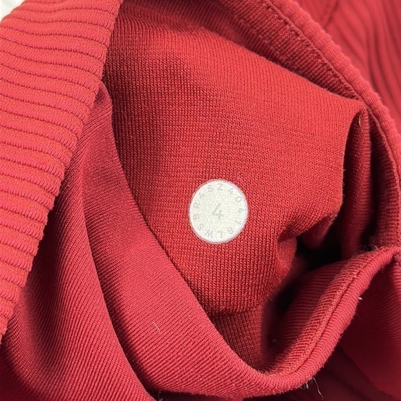 Lululemon Daily Lineup 7/8 Tight *25" Dark Sport Red - Picture 4 of 6